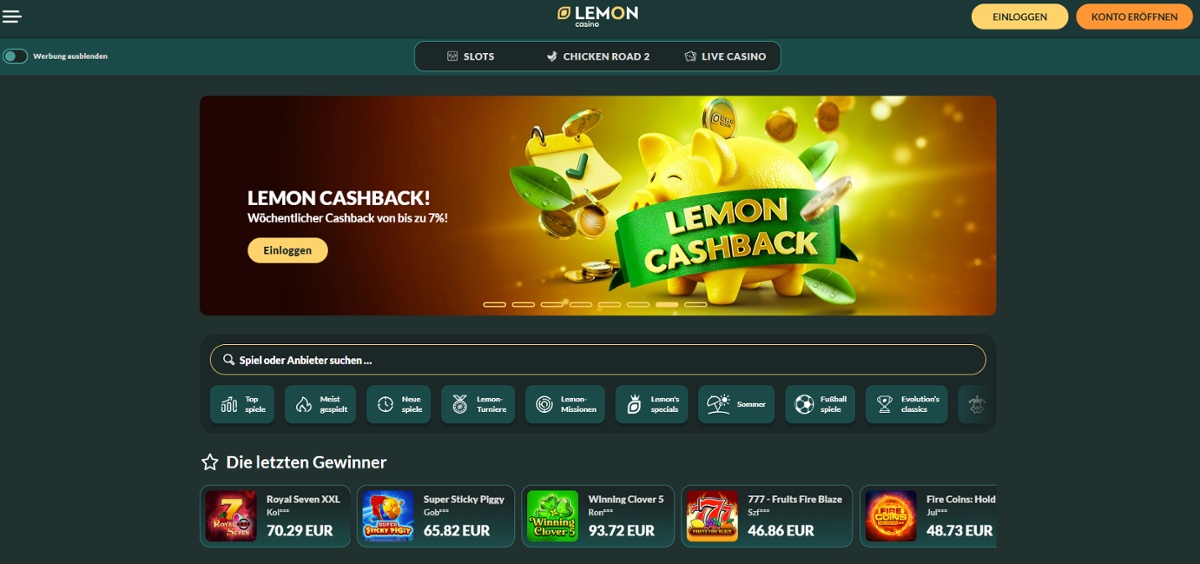 Lemon Casino Österreich.